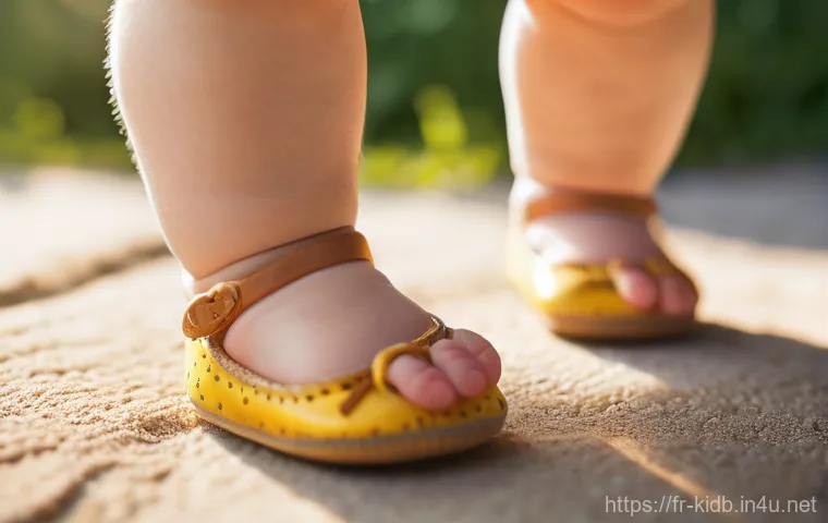 아동용 신발 트렌드 브랜드 - 5 to 3 years old) as they take tentative, confident steps on a soft, textured surface, such as fine ...