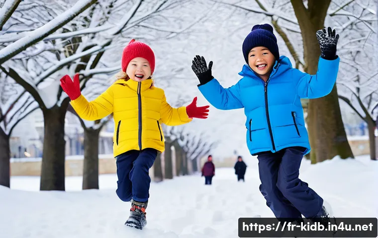 유니클로 키즈 겨울 아우터 - **"Affronter le Froid avec Style : Le Secret des Petits Explorateurs" - Active Winter Play**

    **...