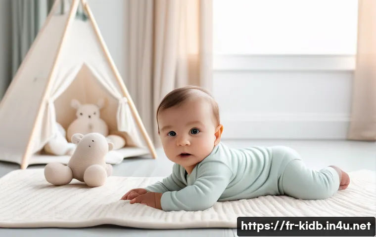 오가닉맘과 해피랜드 제품 비교 - A cozy nursery scene featuring a newborn baby wearing a soft organic cotton onesie with gentle paste...